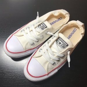 Women’s 5.5 Converse All Star Slip Ons White